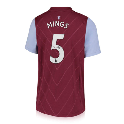 Tyrone Mings Signed Aston Villa 2022/23 Home Shirt