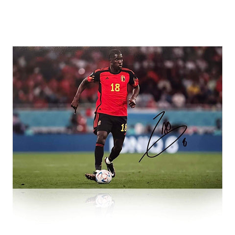 Amadou Onana Signed Belgium A4