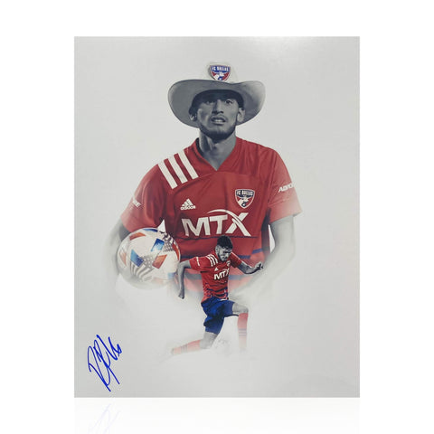 Ricardo Pepi Signed Dallas Cowboy 11x14