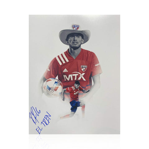 Ricardo Pepi Signed “El Tren” Dallas Cowboy 11x14