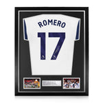 Cristian Romero Signed Framed Tottenham Hotspur 2024/25 Home Shirt