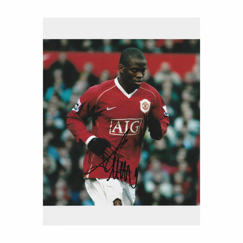 Louis Saha Signed 10x8 Photo