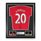 Robin van Persie Signed Framed 2012/13 Shirt