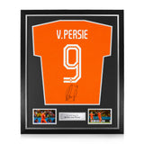 Robin van Persie Signed Framed 2014 Shirt