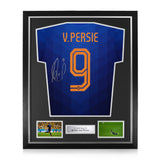 Robin van Persie Signed Framed 2014 Away Shirt