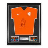 Robin van Persie Signed Framed 2014 Shirt