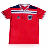 Bryan Robson Signed 27 Seconds Inscription 1982 England Away Shirt