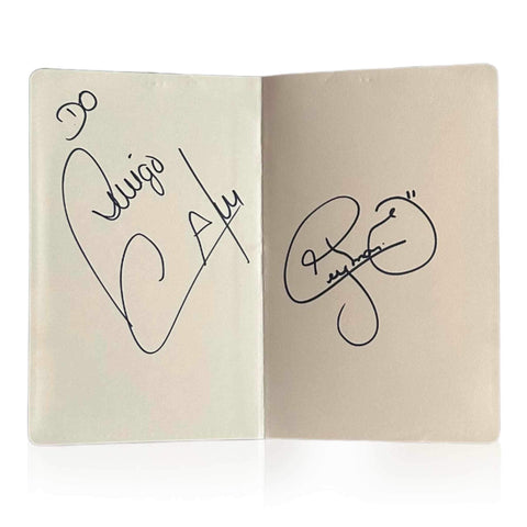 Neymar Jr & Cafu Signed Brazil World Cup 2014 Book