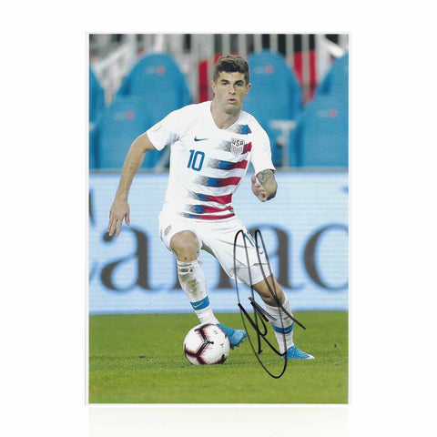 Christian Pulisic Signed 12x8 Photo