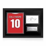 Stan Collymore Signed Framed Display with Shirt Back Photo