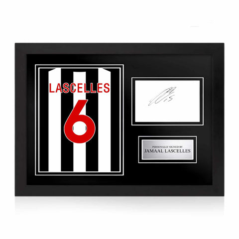 Jamal Lascelles Signed Framed Display with Shirt Back Photo