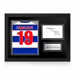 Nico Kranjčar Signed Framed Display with Shirt Back Photo