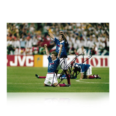 Didier Deschamps Signed 12x8 Photo