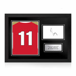 Karl-Heinz Rummenigge Signed Framed Display with Shirt Back Photo