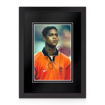 Patrick Kluivert Signed A4 Photo