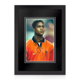 Patrick Kluivert Signed A4 Photo