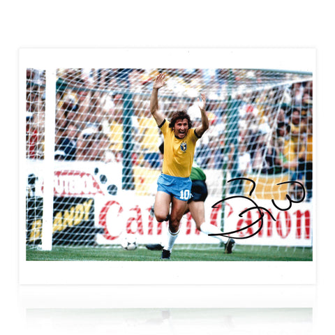 Zico Signed 10x8 Photo