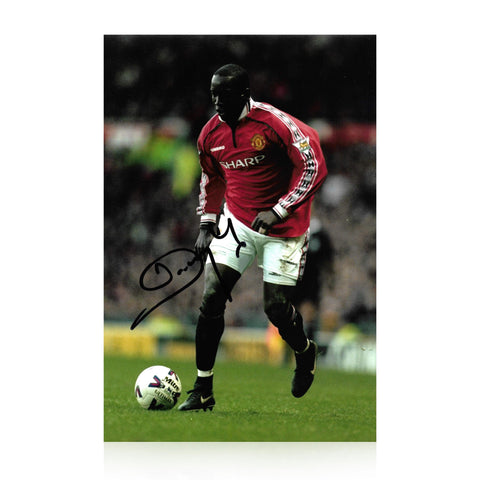 Dwight Yorke signed 12x8