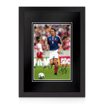 Laurent Blanc Signed 12x8 Photo