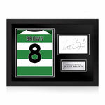 Scott Brown Signed Framed Display with Shirt Back Photo