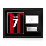 Alexander Pato Signed Framed Display with Shirt Back Photo