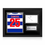 Bobby Zamora Signed Framed Display with Shirt Back Photo