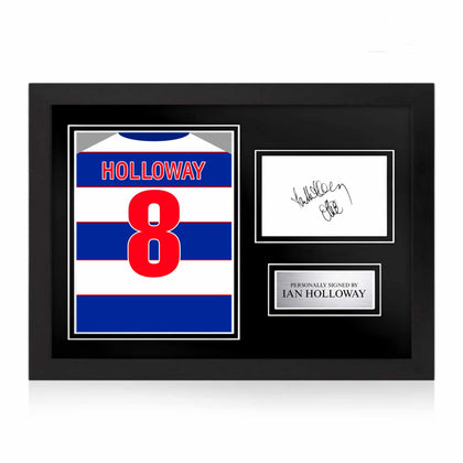 Ian Holloway Signed Framed Display with Shirt Back Photo