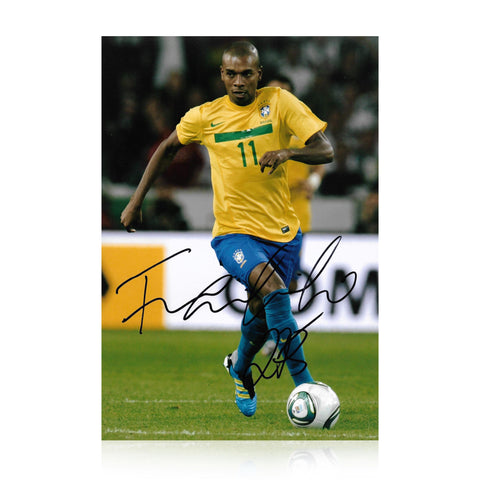 Fernandinho Signed 12x8 Photo