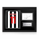 Matt Ritchie Signed Framed Display with Shirt Back Photo