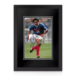 Christian Karembeu Signed 12x8 Photo