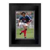 Christian Karembeu Signed 12x8 Photo