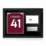 Jacob Ramsey Signed Framed Display with Shirt Back Photo