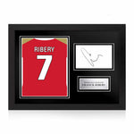 Franck Ribéry Signed Framed Display with Shirt Back Photo