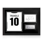 Lee Trundle Signed Framed Display with Shirt Back Photo