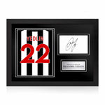 DeAndre Yedlin Signed Framed Display with Shirt Back Photo