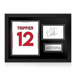 Kieran Trippier Signed Framed Display with Shirt Back Photo