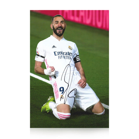 Karim Benzema Signed 12x8 Photo