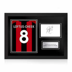 Ruben Loftus-Cheek Signed Framed Display with Shirt Back Photo