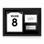 Harry Wilson Signed Framed Display with Shirt Back Photo