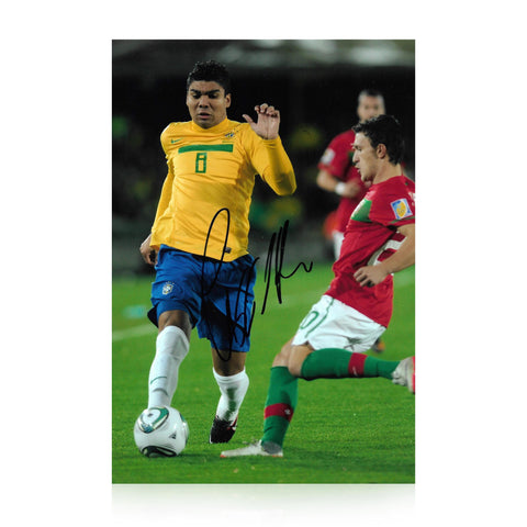 Casemiro Signed 12x8 Photo