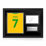 Alexander Pato Signed Framed Display with Shirt Back Photo