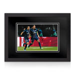 Lucas Moura & Thiago Silva Signed 12x8 Photo