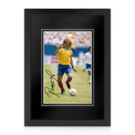 Carlos Valderrama Signed 12x8 Photo