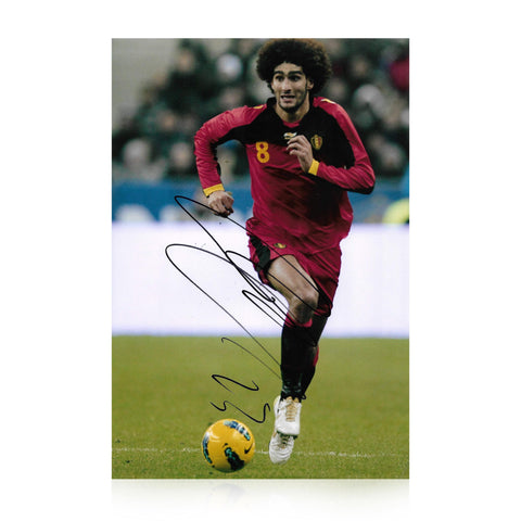 Marouane Fellaini Signed 12x8 Photo