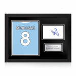 İlkay Gündoğan Signed Framed Display with Shirt Back Photo