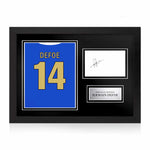 Jermaine Defoe Signed Framed Display with Shirt Back Photo