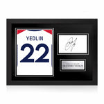 DeAndre Yedlin Signed Framed Display with Shirt Back Photo