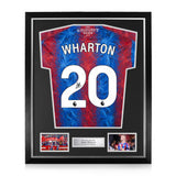 Adam Wharton Signed Framed Crystal Palace 2024/25 Home Shirt