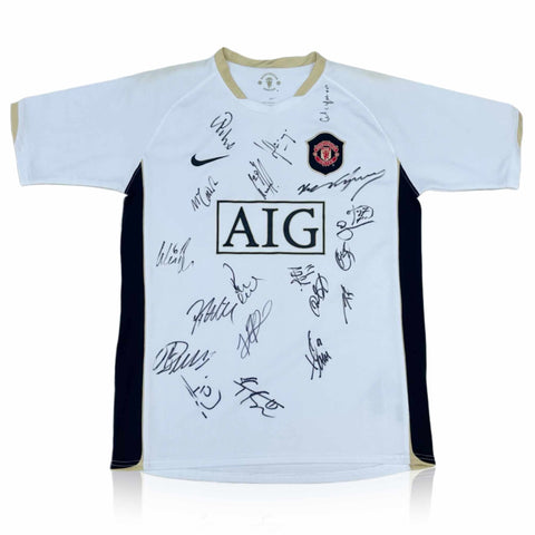 Squad Signed Manchester United 2006/07 Away Shirt