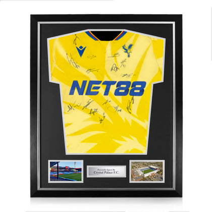 Cheick Doucoure Matchworn Crystal Palace Squad Signed 2024/25 Away Shirt